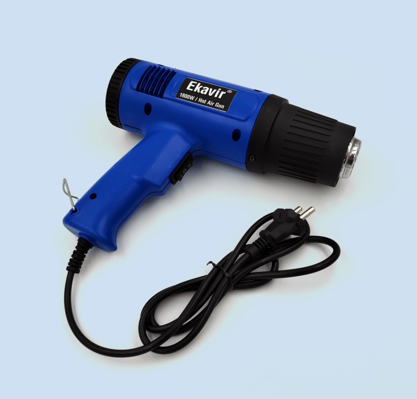 Charvik Plastic 1800 Watts Hot Air Gun for Shrink Wrapping Packing 1800 W  Heat Gun Price in India - Buy Charvik Plastic 1800 Watts Hot Air Gun for  Shrink Wrapping Packing 1800