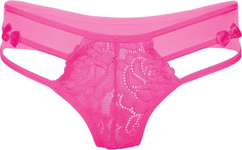 DealSeven fashion Women Thong Pink Panty - Buy DealSeven fashion Women  Thong Pink Panty Online at Best Prices in India