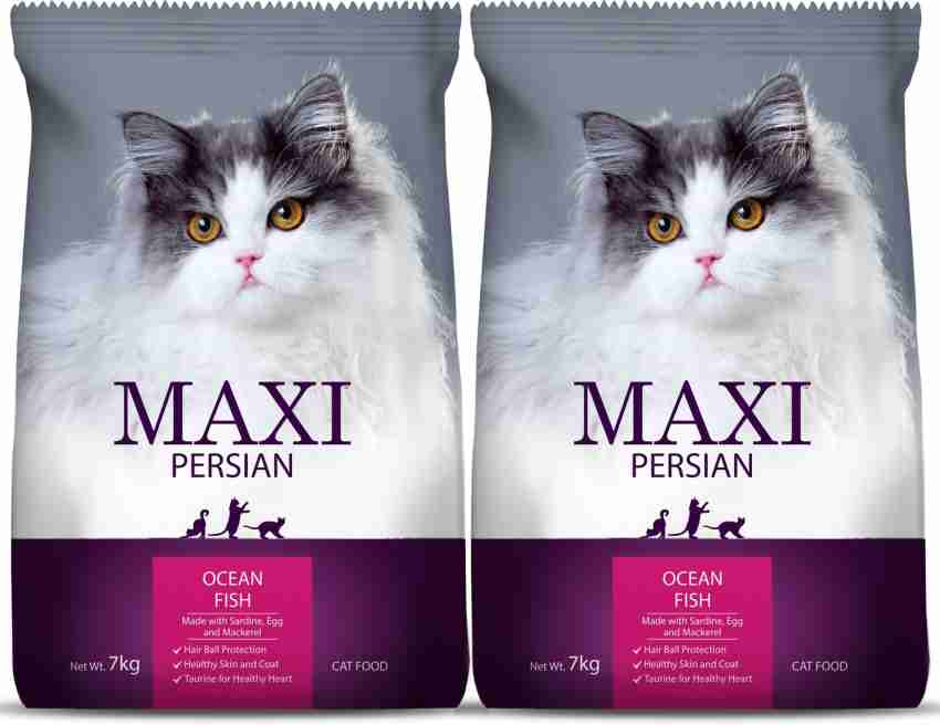 Maxi Persian Fish 14 kg 2x7 kg Dry Adult Cat Food Price in India