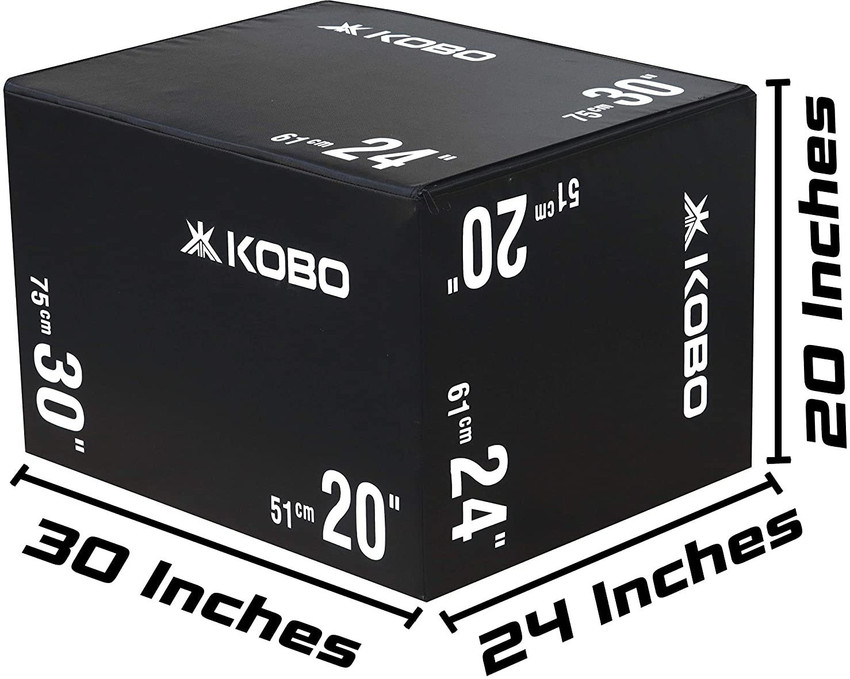 KOBO Plyometric Box 3 in 1 Jumping Exercise 20