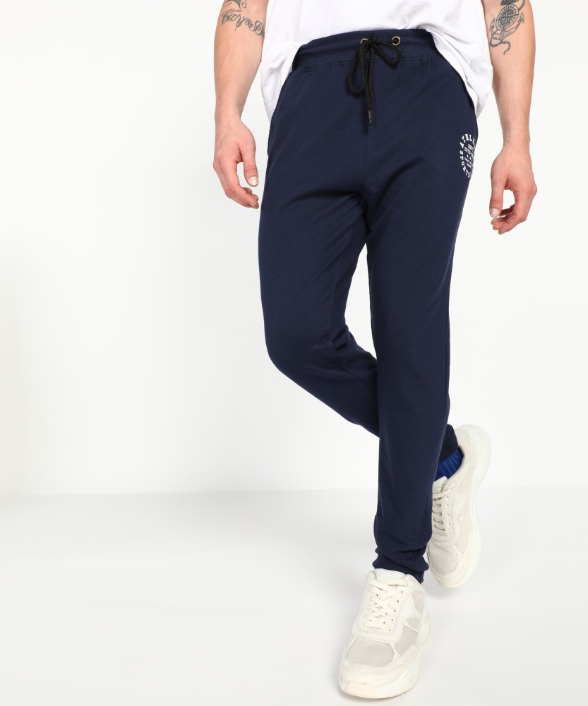 abof by Aditya Birla Solid Men Dark Blue Track Pants Buy abof by