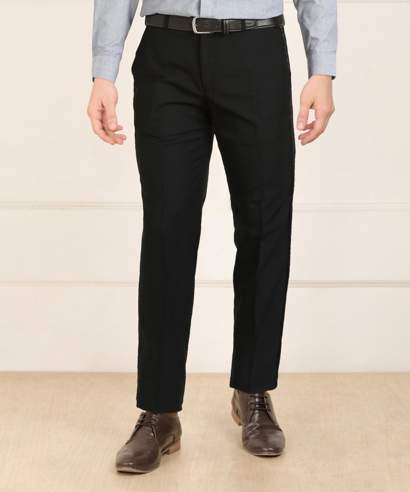 CYPHUS Regular Fit Men Black Trousers  Buy CYPHUS Regular Fit Men Black  Trousers Online at Best Prices in India  Flipkartcom