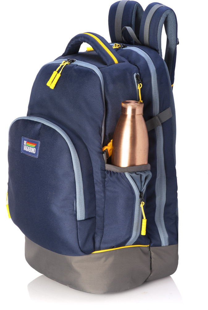 DE VAGABOND Eternal Blue 32 L Laptop Backpack Blue Price in