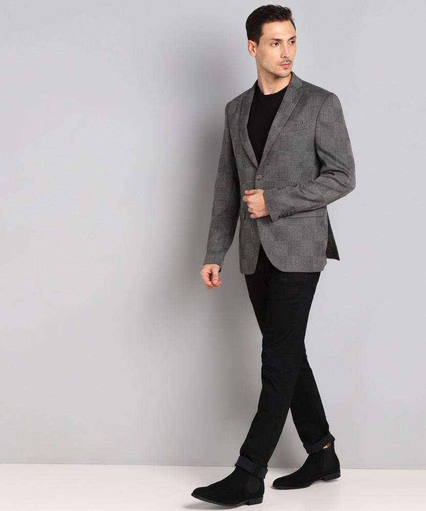 Charcoal on sale casual blazer