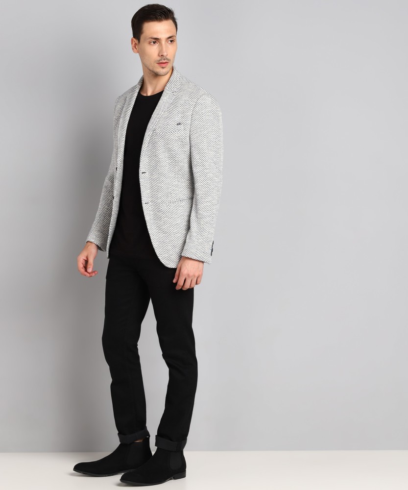 Blackberrys Chevron Single Breasted Casual Men Blazer Buy Blackberrys Chevron Single Breasted Casual Men Blazer Online at Best Prices in India Flipkart