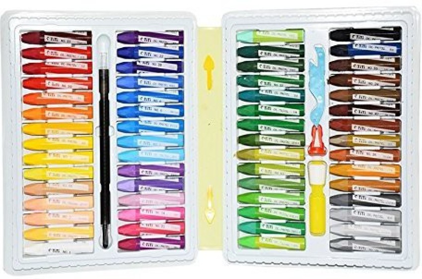 INDIKONB Oil Pastels Crayons Color Set 25 Shades Kit for  Kids with Drawing, Colouring & Activity Book for Girls and Boys Under 3  Year Old (Oil Pastel Crayon, Alphabet Coloring Book) 