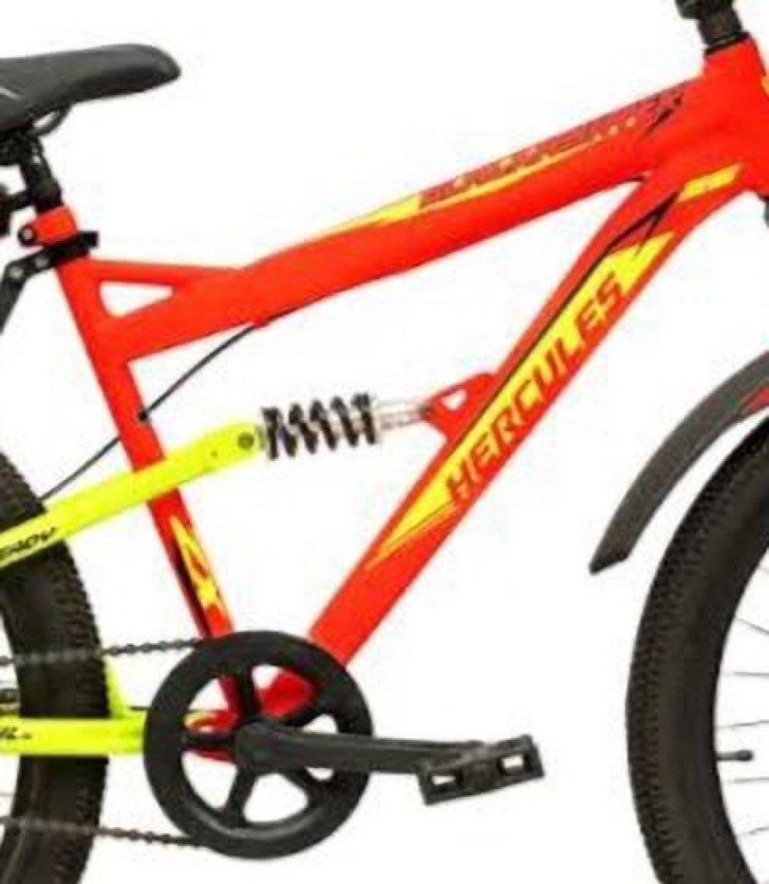 HERCULES BlackHunter ZX DX2 26T Neon Red 26 T Mountain Cycle 26 T