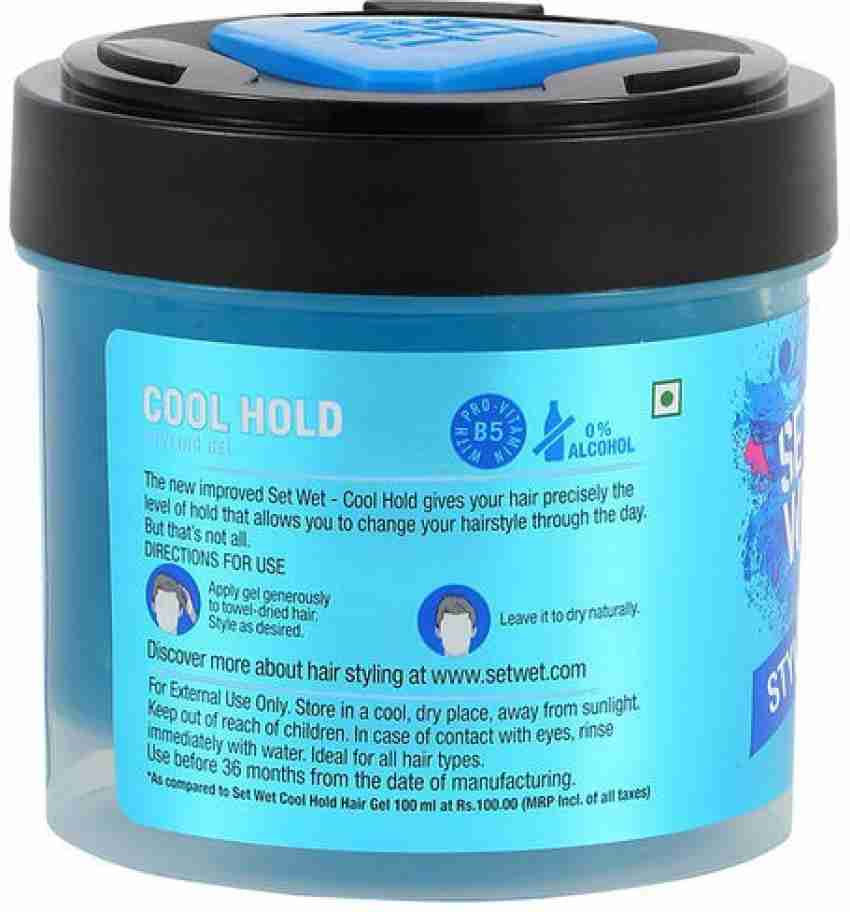 SET WET Cool Hold Hair Gel {pack of 2} 500ml Hair Gel - Price in India, Buy  SET WET Cool Hold Hair Gel {pack of 2} 500ml Hair Gel Online In India