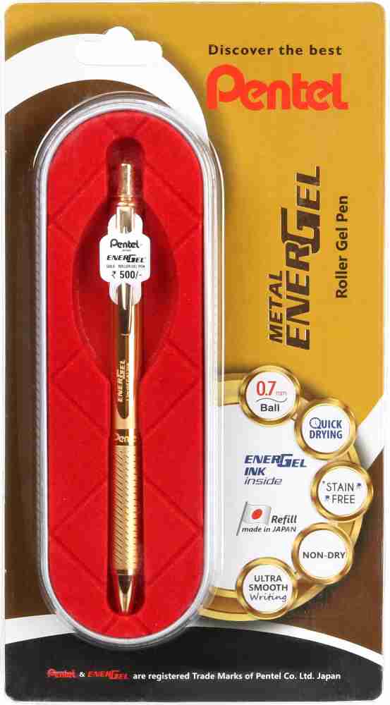 Buy PENTEL Energel Metal Roller Gel Pen