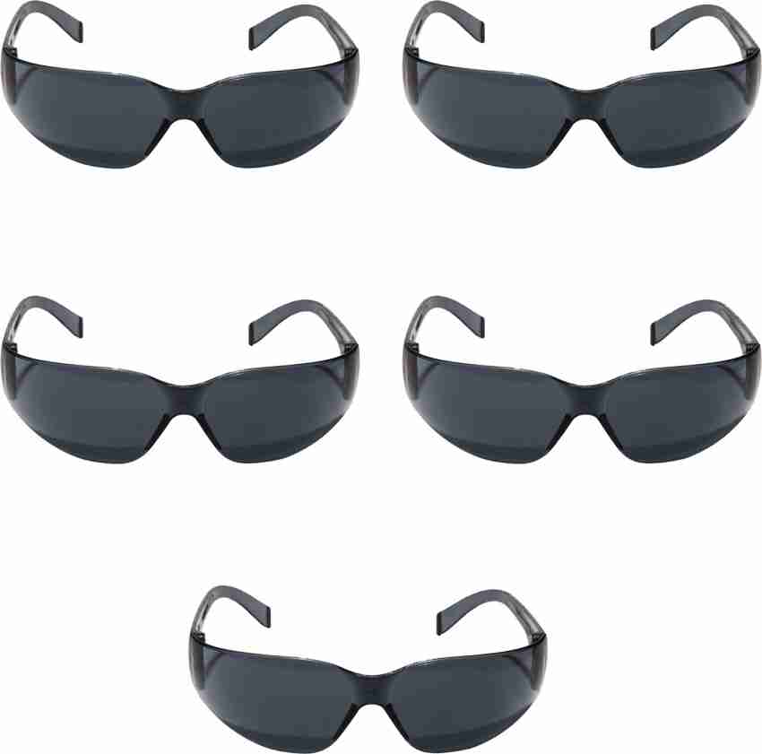 Frontier Hardy Black Eye Protection Safety Glasses Pack of 5 M