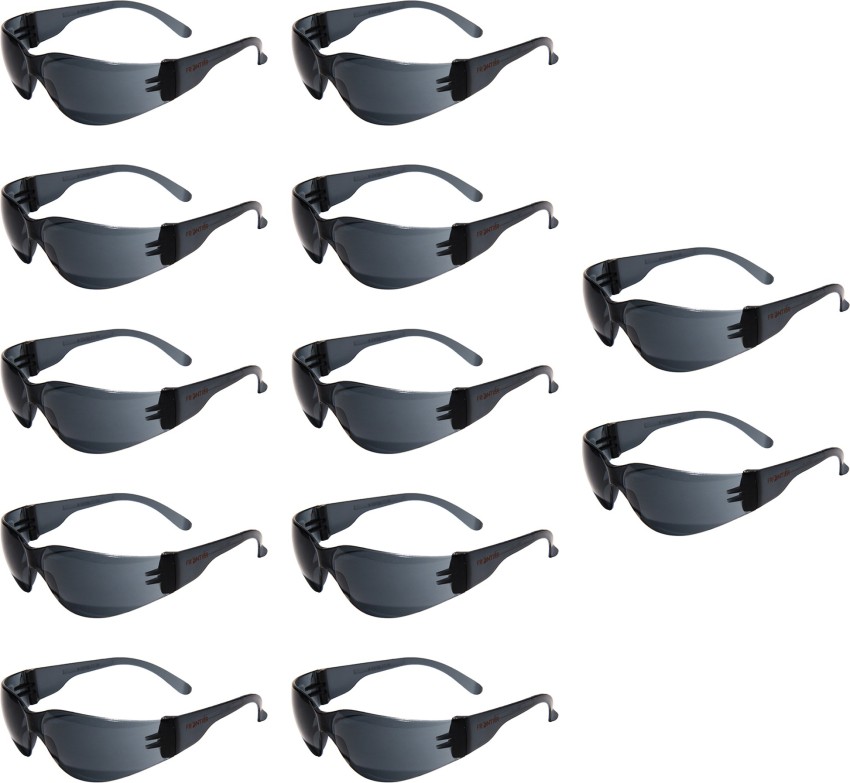 Frontier Hardy Black Eye Protection Safety Glasses Pack of 12 S