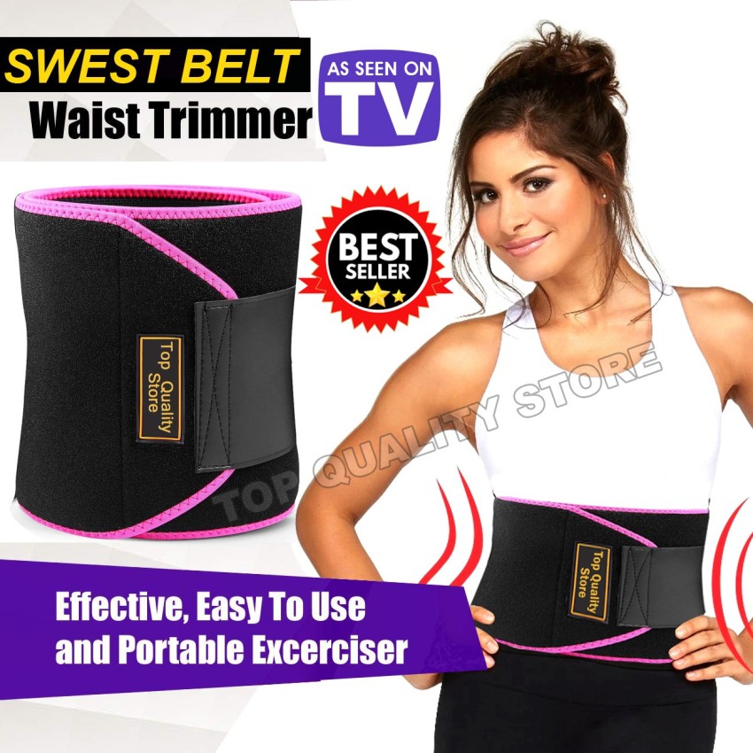 Top Quality Store Original Sweat best slimming belt Premium Waist Trimmer  weight loss/Fat loss/ /Belly/ Tummy Reducing/ Stomach Fat Burner/ Wrap  Tummy Control/ Body Slim Look/ Running Travel Tummy Workout Belt/ Shape