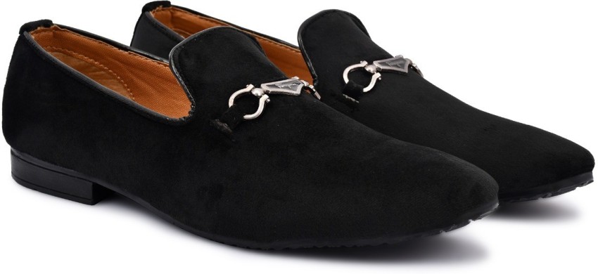 Boys black suede loafers – Children's boat shoes