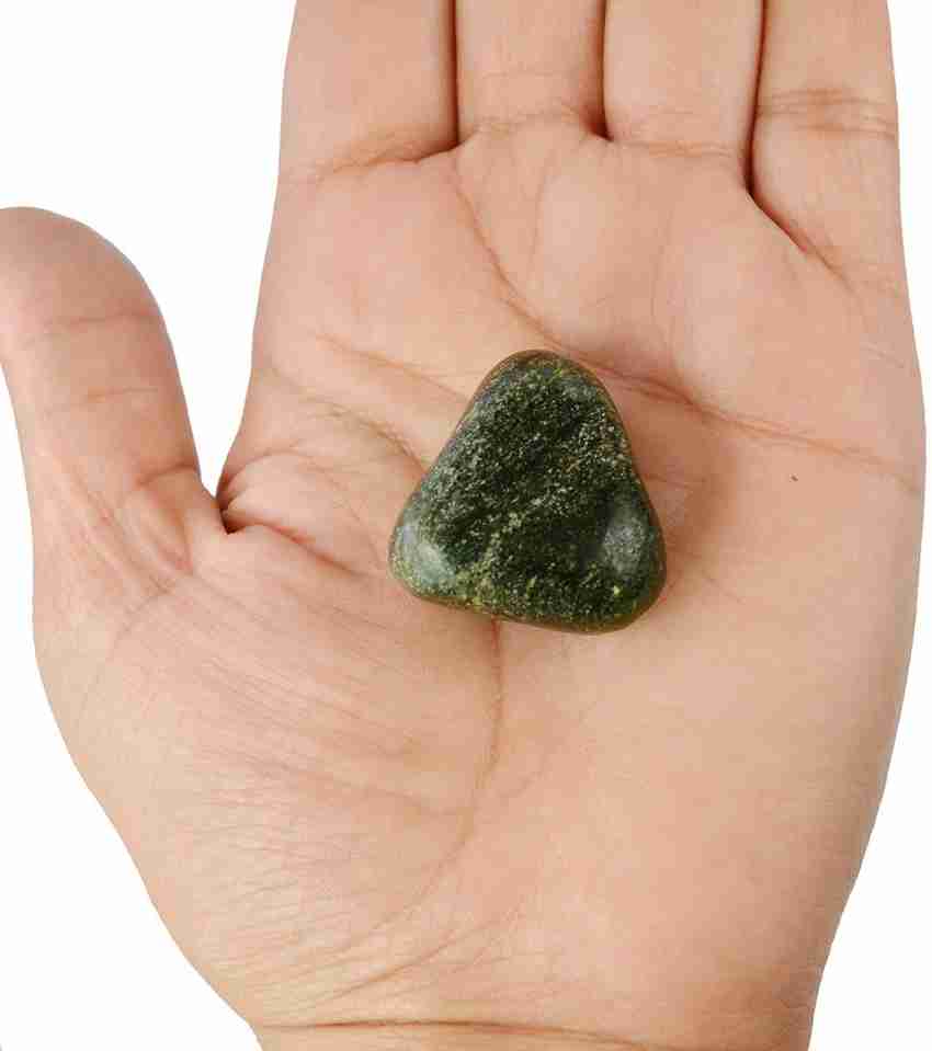 REIKI CRYSTAL PRODUCTS Natural Green Jasper Crystal Palm Stone