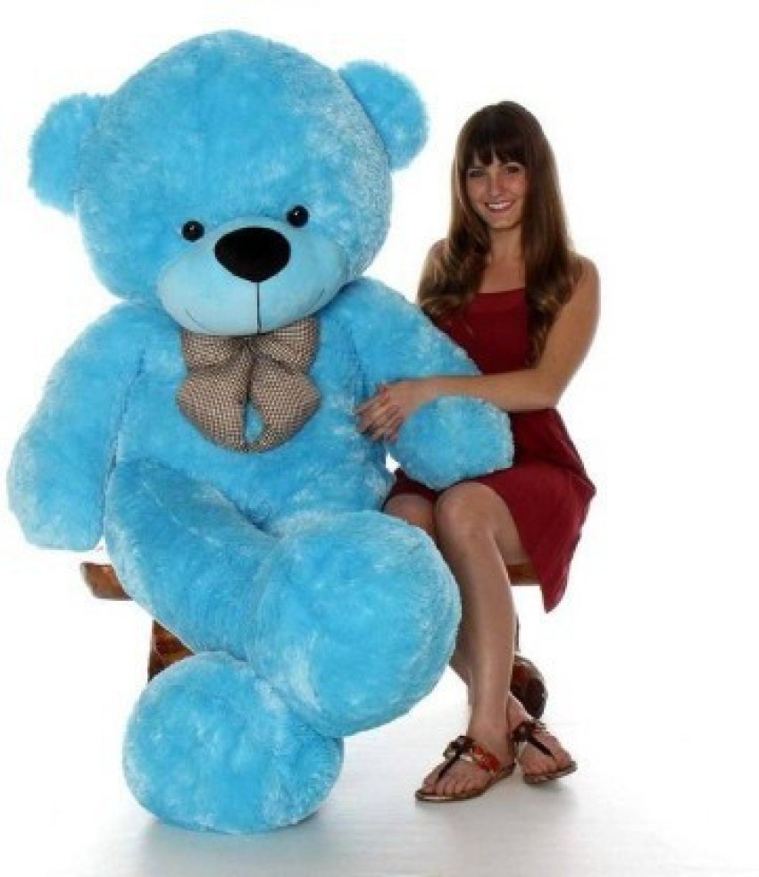 Dani Daniels 3 Feet Very Cute Long Soft Hugable American Style Teddy Bear  Best For Gift - 90 cm (sky Blue) - 91 cm (Sky Blue) - 91 cm - 3 Feet