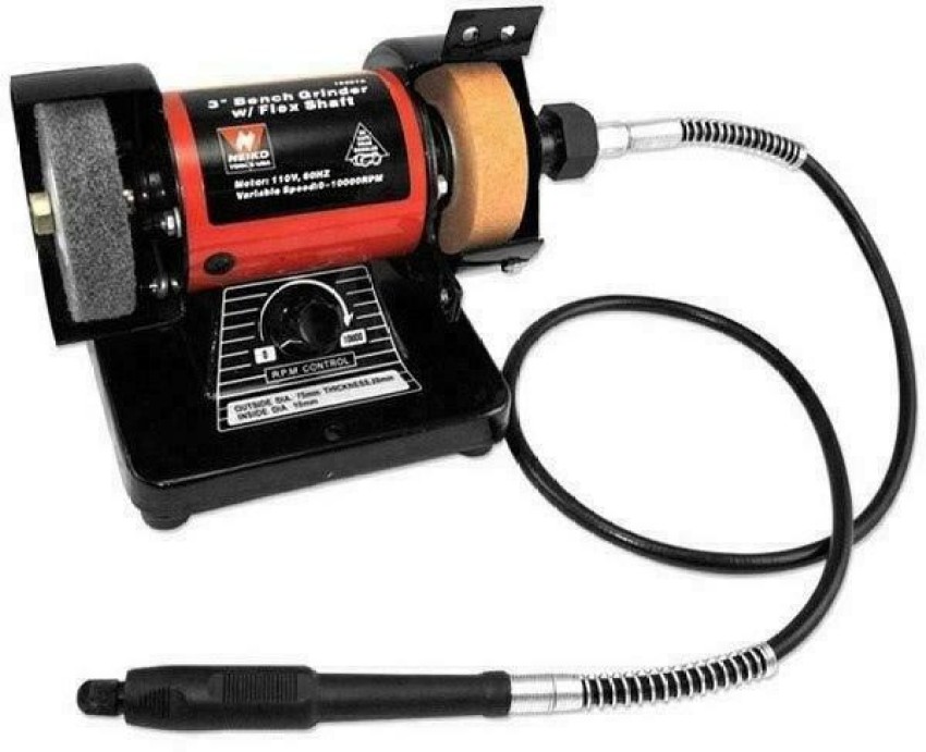 Pro TOOLS MASTER 120w Mini Bench die grinder with Flexible Drive