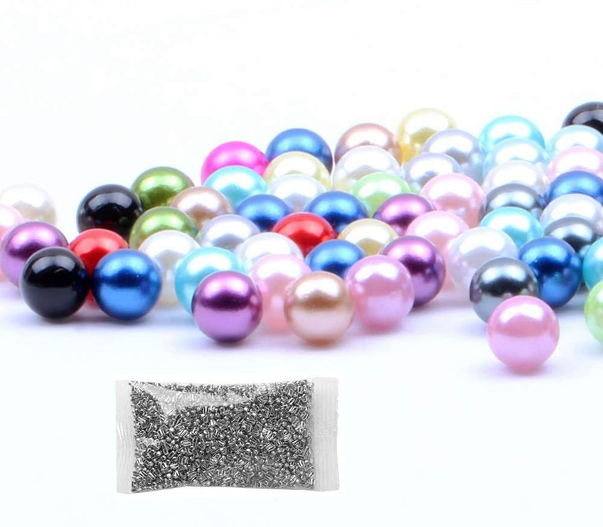 jasol no hole Beads 5mm for Pearl Setting Machine no Hole Beads Pack of 50 Gram 15gram revit no hole Beads 5mm for Pearl Setting Machine no Hole Beads Pack of