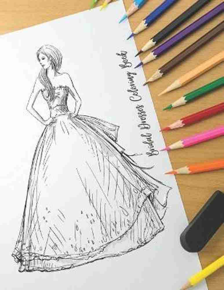 Princess Bridal Dress Coloring Book For Girls Buy Princess Bridal