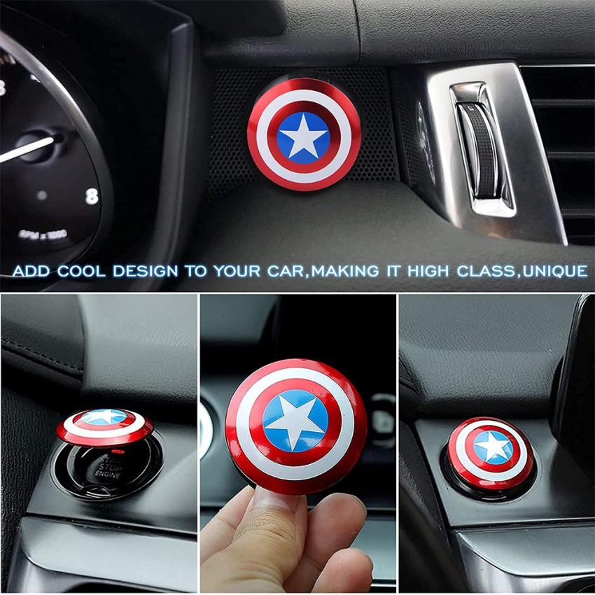 Car on sale button cover