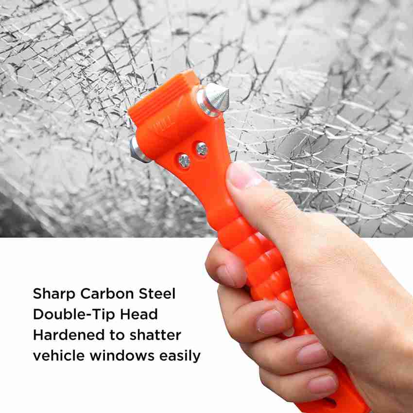2 Pack Car Safety Hammer With Carbide Tip – Emergency Vehicle