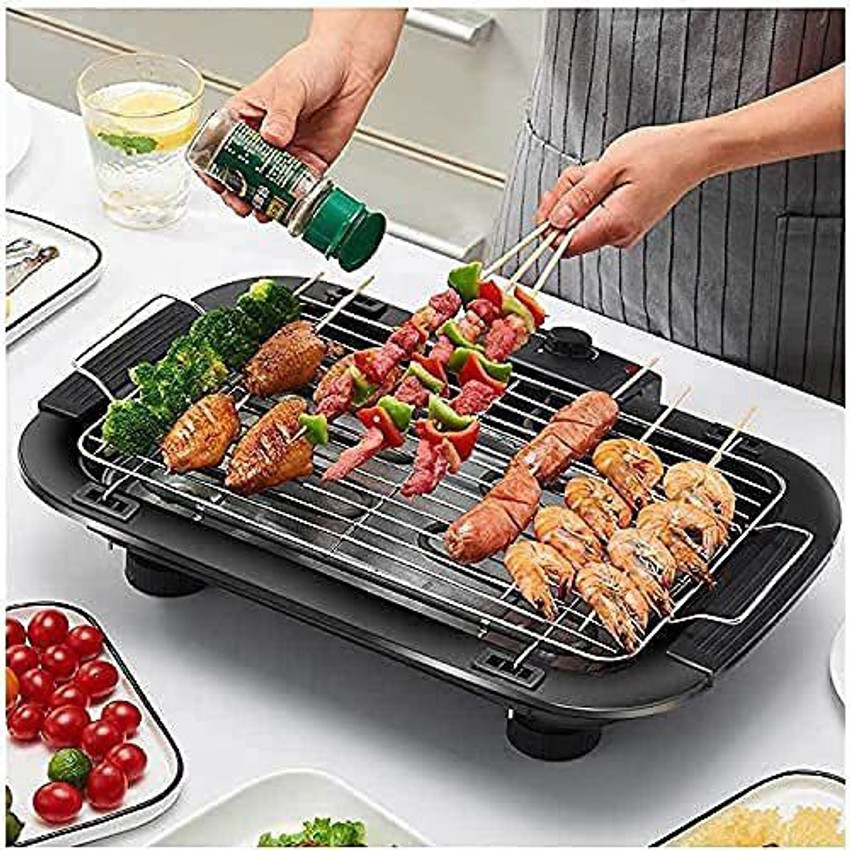 HOMETIC 2000WElectricSmokelessPortableBarbequeGrill Electric Grill Price in India Buy HOMETIC 2000WElectricSmokelessPortableBarbequeGrill Electric Grill online at Flipkart