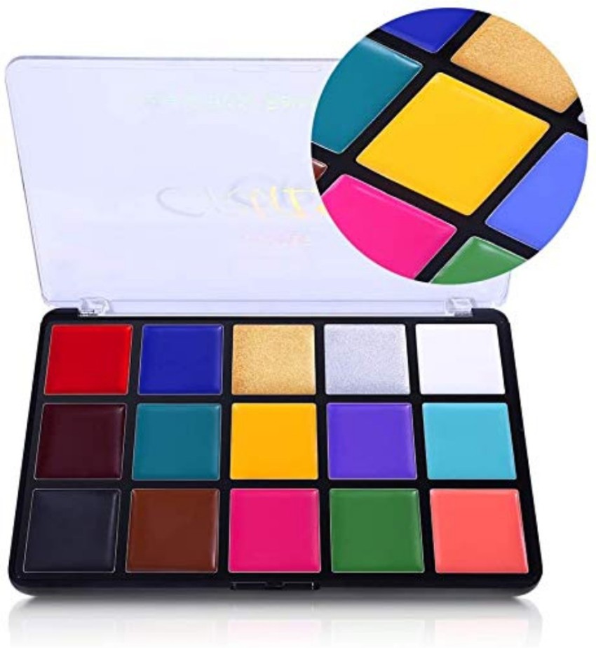 Athena Face Body Paint Oil Palette, Professional Flash Non Toxic Safe  Tattoo Hal