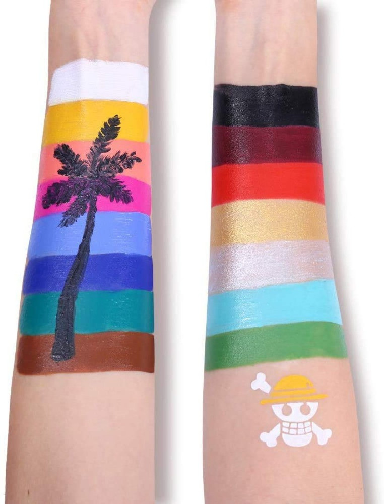 THR3E STROKES UCANBE CRUISE Face Body Paint Set 15 Colors