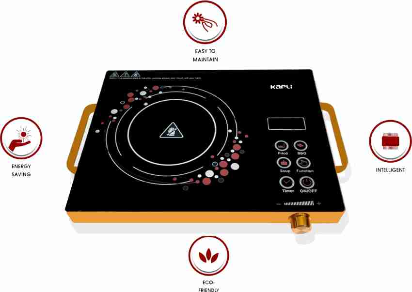 EZ Mall. Kapli Premium Infrared Cooktop 2000W (Suitable for all