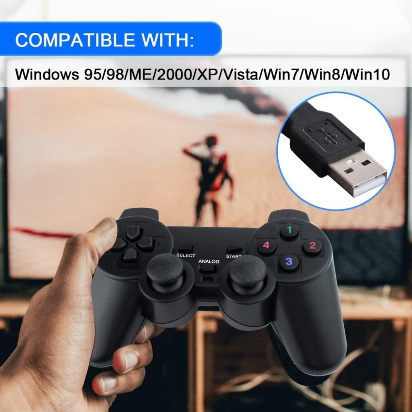USB GamePad Game Controller JoyPad for PC Computer Joystick Single Pack