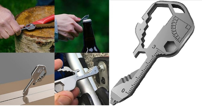 24 in 1 key shaped pocket tool deals