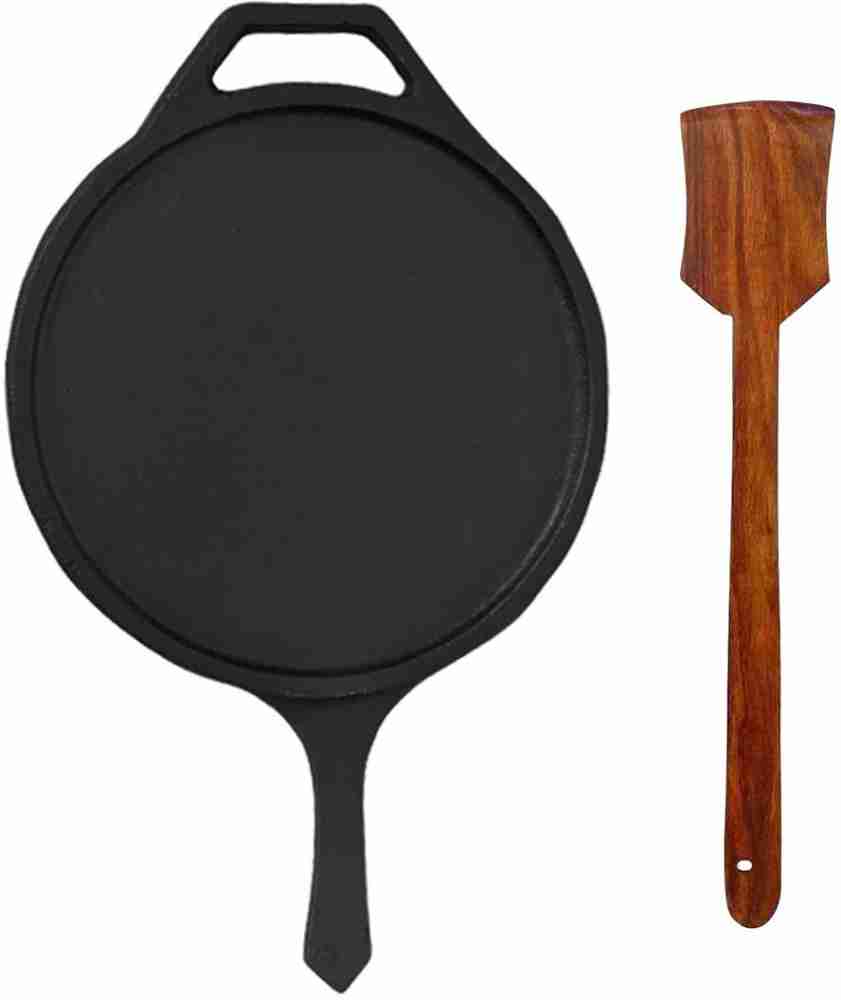 Indus Valley Cast Iron Cookware set - kadai( 2.5L) +skillet fry