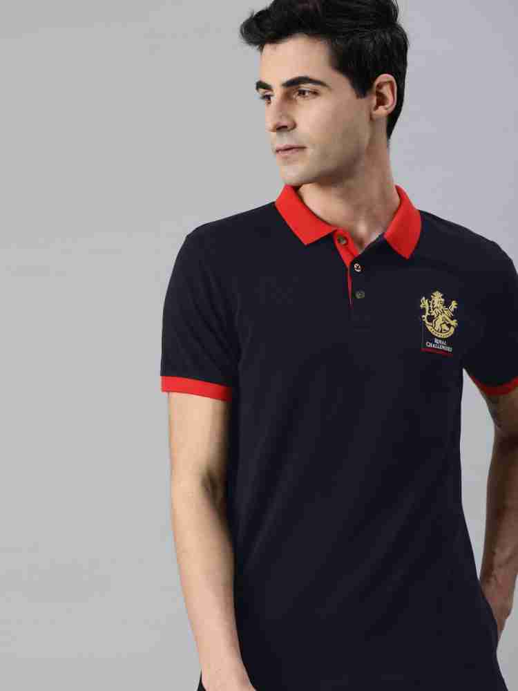 Rcb black sale polo t shirt