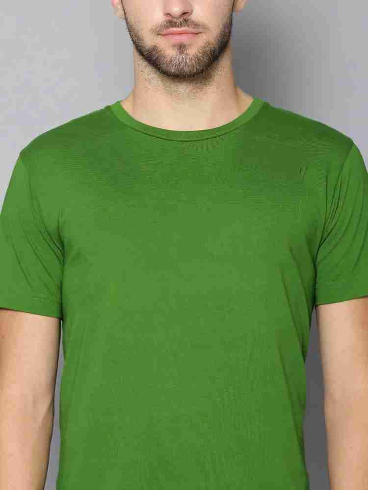 BCG solid plain casual cotton short sleeve crew neck T-shirt