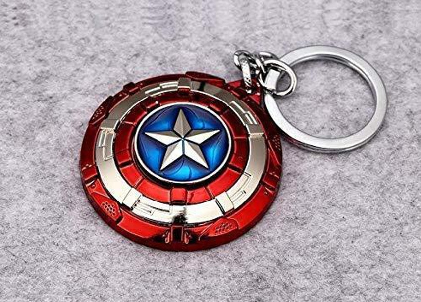AVI Metal Avengers Superhero Captain America Shield Key Chain Buy AVI Metal Avengers Superhero Captain America Shield Key Chain Online at Best Prices in India Sports Fitness Flipkart