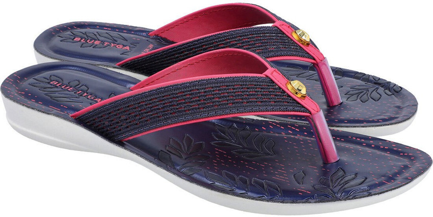 Blue hotsell slippers ladies