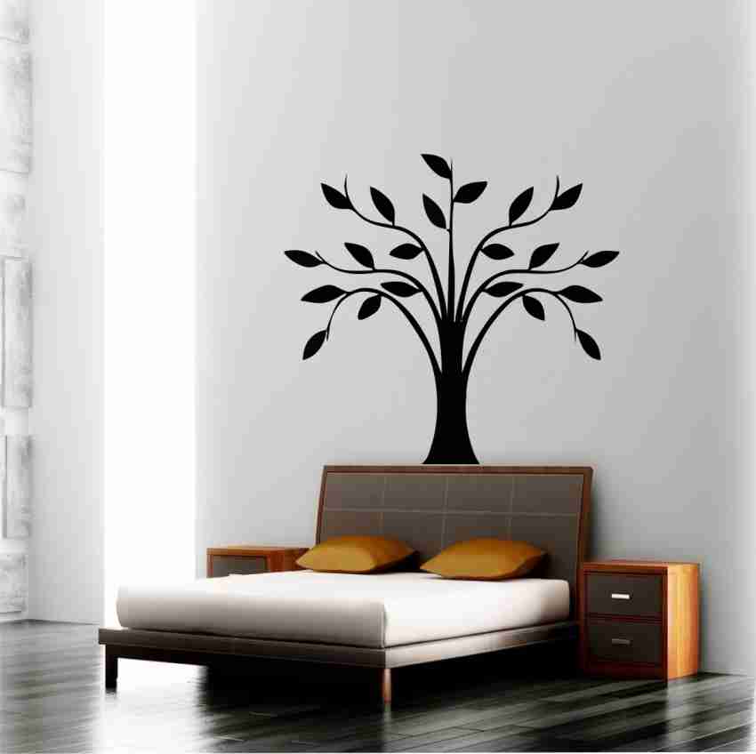 Decoration Designs 55 Cm Wall Sticker Black Tree Drawing Door,Window,  Design Decal Standar(Cover Area:-55X51Cm) Self Adhesive Sticker Price In  India - Buy Decoration Designs 55 Cm Wall Sticker Black Tree Drawing  Door,Window,