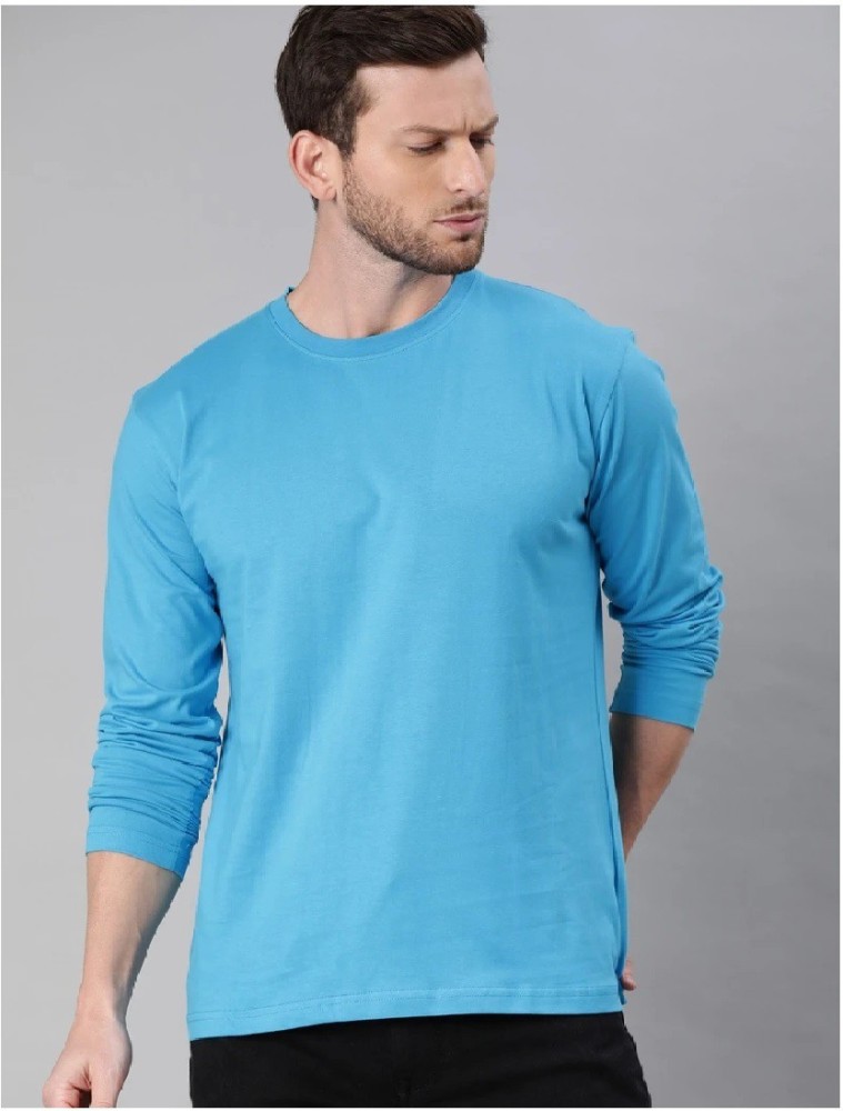 Light blue men's t shirt best sale