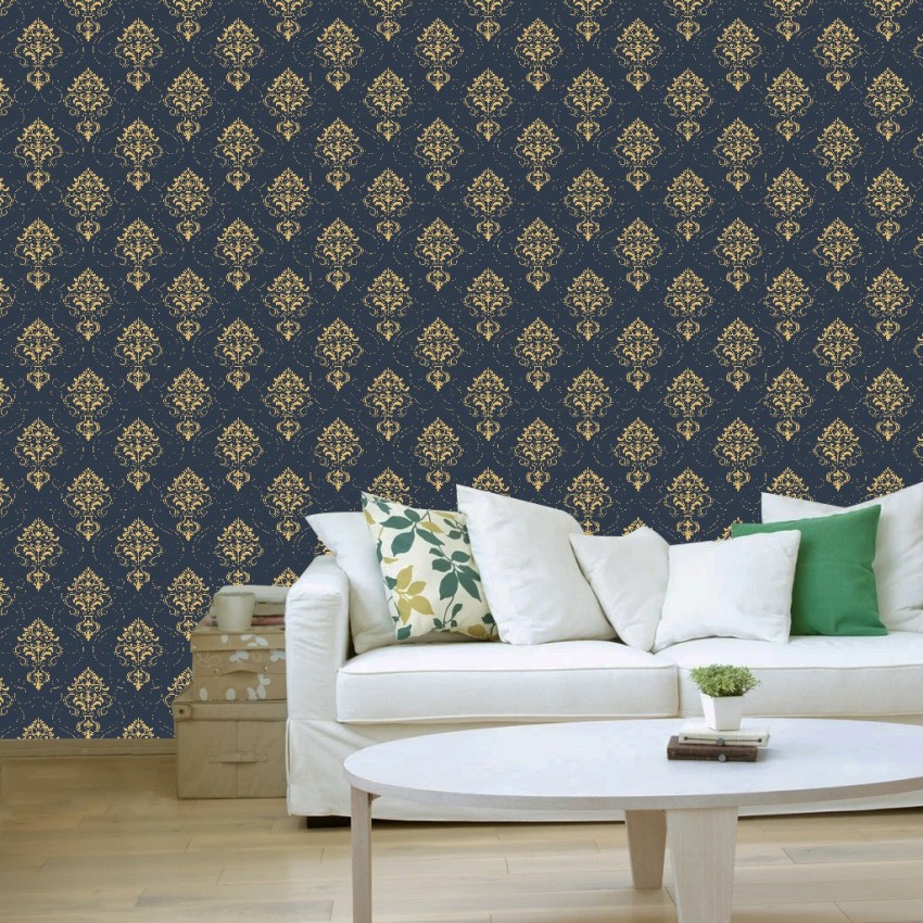 Blue Luxury Decorative Wallpaper Ornamental Texture Background Stock  Illustration  Illustration of luxury seamless 105694819
