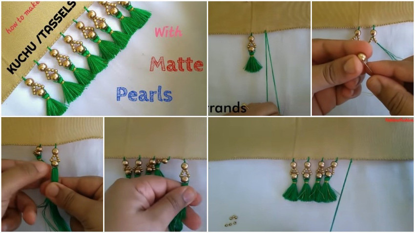 Silk thread jewellery discount making step by step