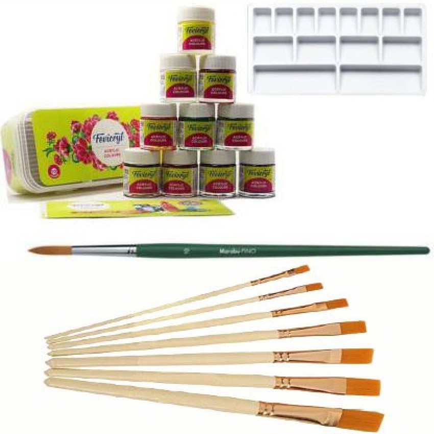  anjanaware Canvas Kit For PaintingFestive Combo kit of  Acrylic Paint set canvas painting kit, Colours Set, Painting Set
