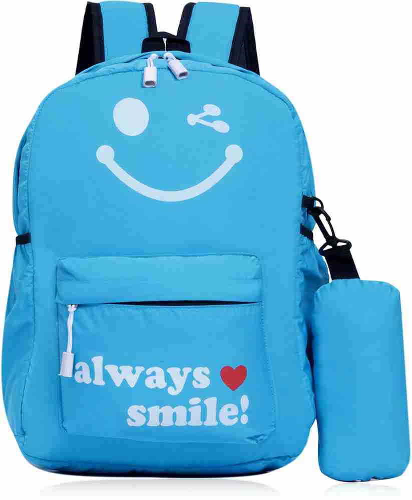 Blue sales school bag