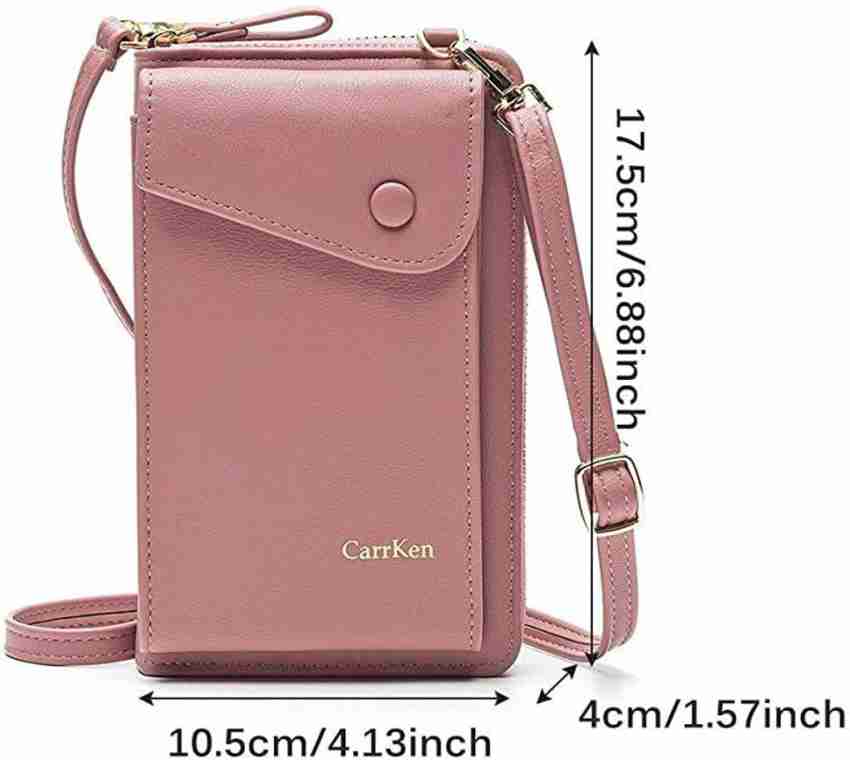 PALAY Women Small Cross-Body Phone Bag Stylish PU Leather Mobile Cell Phone