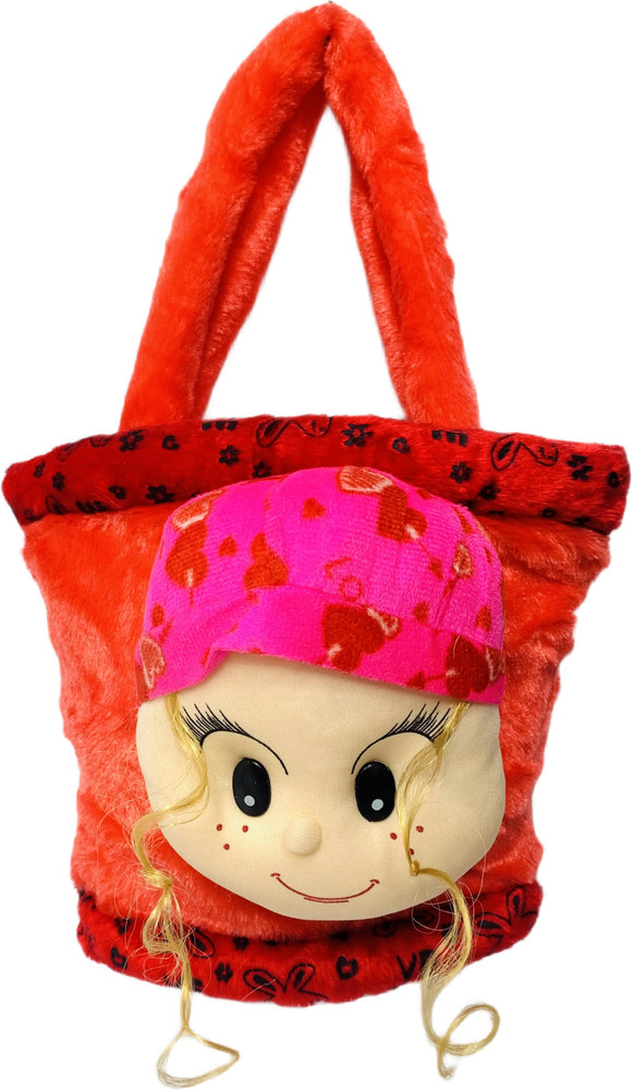Flipkart Cult Factory Soft Toy Baby Doll Sling Bag Handbags For Girls and Ladies Stylish Girls Cute Picnic Travel Bagpack Shoulder Plush Bag School Bag for Kids Plush Bag