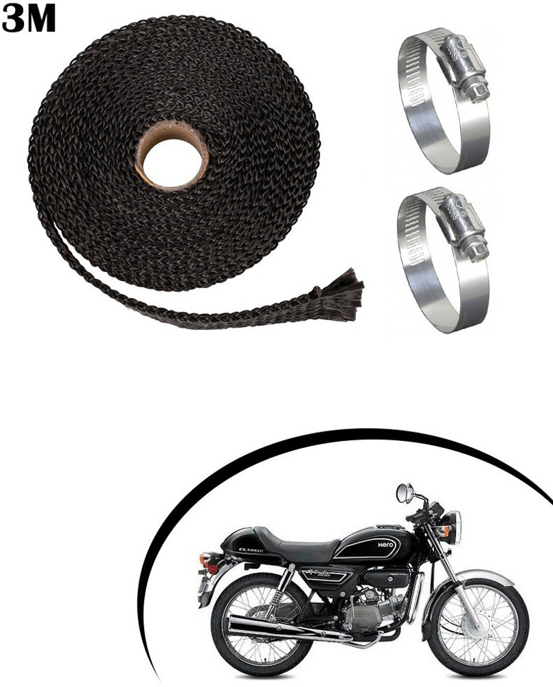 Glamour bike silencer cover store