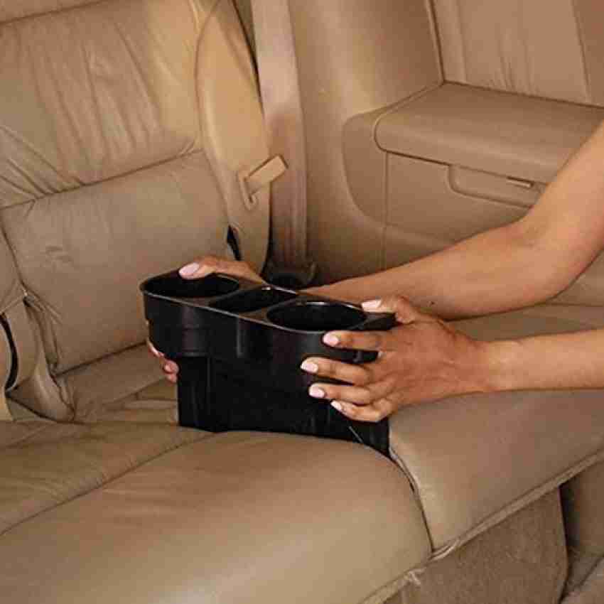 1pcs Black Simple Multifunctional Car Hook Water Cup Holder Storage Box  Seat Back Mobile Phone Beverage Cup Holder Storage Car Storage Box