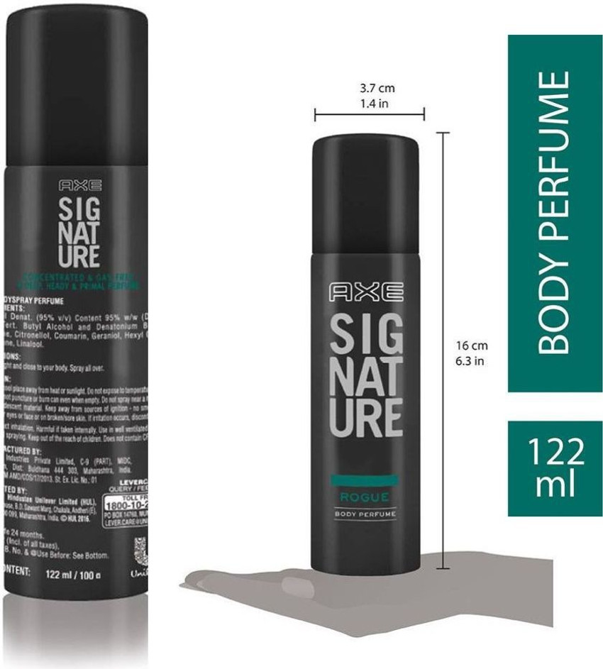 AXE SIGNATURE ROGUE BODY PERFUME 122 ML SIGNATURE MARVERICK BODY