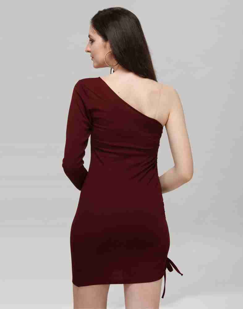 Maroon Floral Corset Dress, Bodycon at best price in Gurgaon