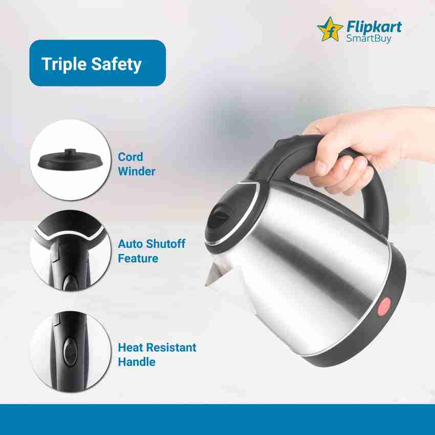 Flipkart SmartBuy Prime Electric Kettle Price in India Buy Flipkart SmartBuy Prime Electric Kettle Online at Flipkart
