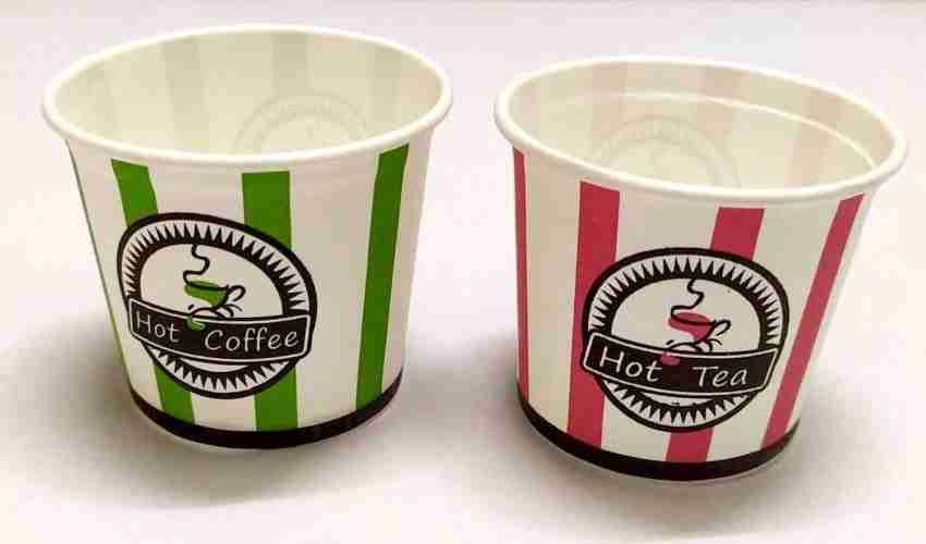 Prime Price (Pack of 500) Paper Cups for Hot and Cold Drinks