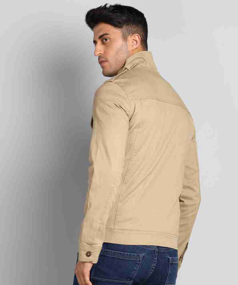 Jack and jones beige jacket best sale